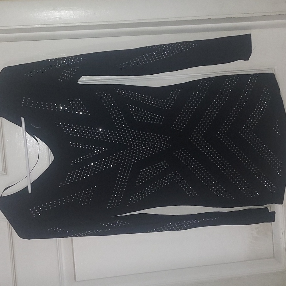 Rock and Republic long sleeved rhinestone studded tshirt